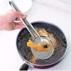 Premium Stainless Steel Frying Tong with Strainer for safe frying, now available on buyy.pk