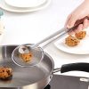 Reliable Stainless Steel Frying Tong with Strainer for easy cooking, available now on buyy.pk.