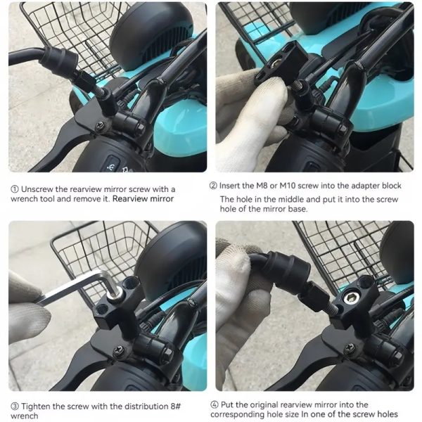 Heavy-Duty Motorcycle Aluminum Alloy Navigation Bracket