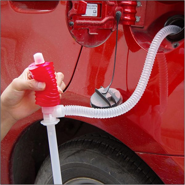 Handheld Manual Suction Pump for Fuel, Oil, Diesel, and Liquid Transfer