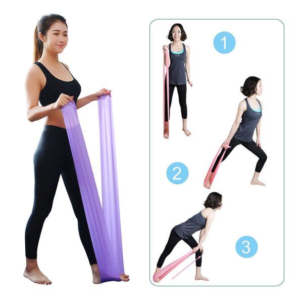 Eco friendly non latex bands for strength, rehab, and pilates routines