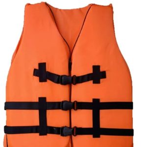 Polyester Adult Life Jacket with Stowage | 70kg Capacity | Safety Vest for Swimming, Boating, Drifting & Fishing
