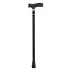 Adjustable elderly cane with anti-slip rubber tip