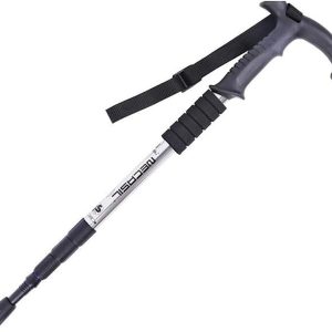 Adjustable telescopic walking sticks for hiking