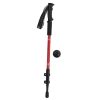 Compact hiking stick collapsed and packed for camping gear