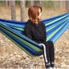 Foldable travel hammock with straps and carabiners