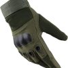 Unisex motorcycle gloves with full hand coverage and tactical design
