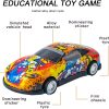 Die-cast car with sleek aerodynamic design