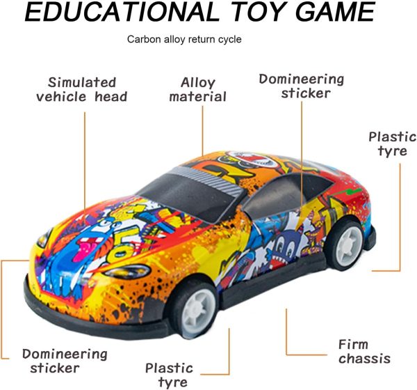 Die-cast car with sleek aerodynamic design
