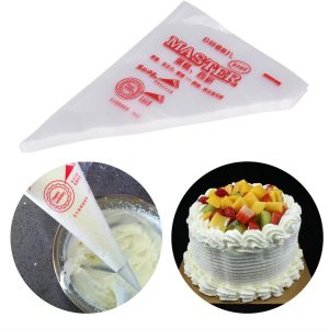 100PCS Disposable Piping Bags – Heavy-Duty Icing & Cream Squeeze Bags for Cake, Pastry, Fondant & Dessert Decorating