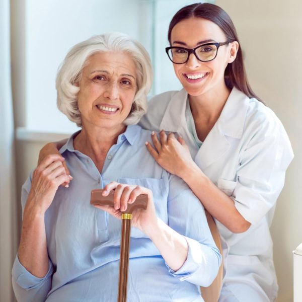 Durable support stick for elderly mobility