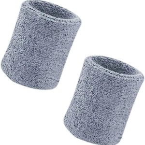 Elastic sweatbands for multi-sport use, absorbent cotton wristbands in black color