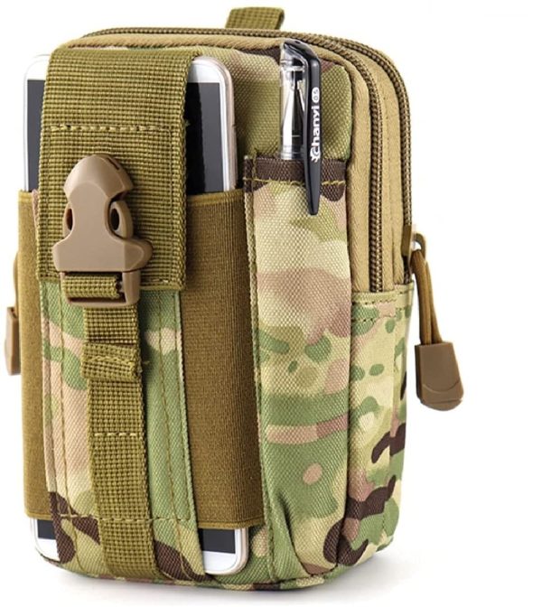 MOLLE pouch mounted on tactical gear vest