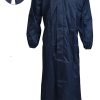 Unisex raincoat with hood – free size, weather-resistant