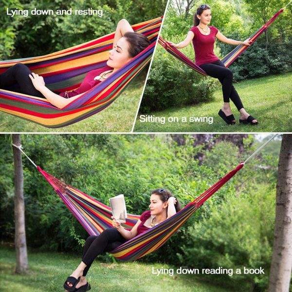 Easy-to-set-up hammock for nature lovers and campers