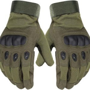 Rugged full finger gloves for combat, paintball, and hiking adventures