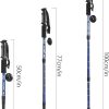 Compact walking stick with adjustable height for travel