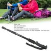 Foldable walking stick with straight handle for rugged terrain