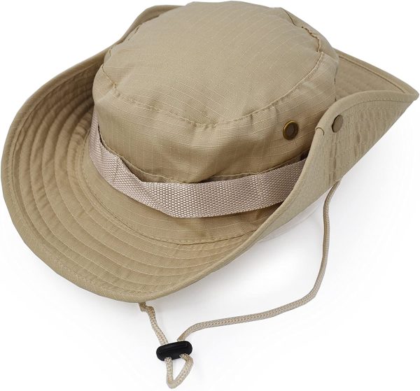 Foldable Sun Hat – UPF 50+ Protection for Summer Adventures beige - Image 4