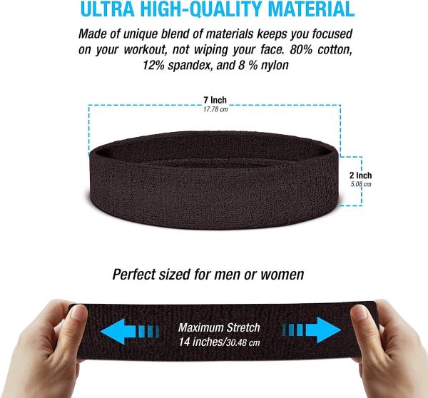 Fitness enthusiast wearing quick-dry headband post run