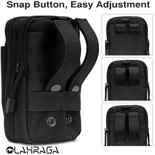 Side profile of tactical pouch