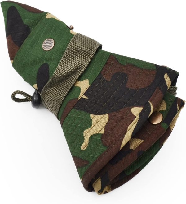 Sun Hats for Men Women Bucket Hat UPF 50+ Boonie Hat Foldable UV Protection Hiking Beach Fishing Summer Safari jungle Camo - Image 2