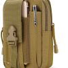 MOLLE pouch open to show interior compartments