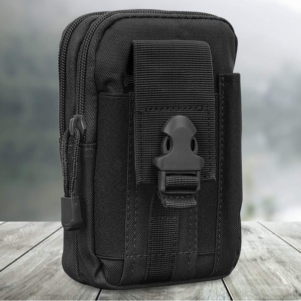 Zipper detail on MOLLE EDC pouch