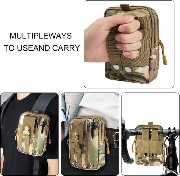 Versatile MOLLE pouch for outdoor enthusiasts