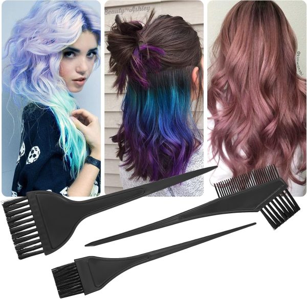 4 Pcs Hair Dye Brush Set – Professional Hair Coloring Kit for Salon & Home Use - Image 3