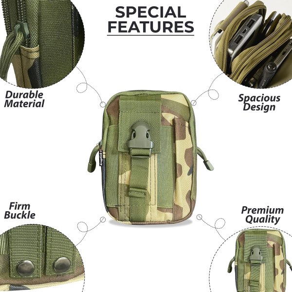 MOLLE pouch compatible with tactical vests