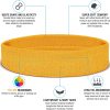 Absorbent gym headband in locker room background