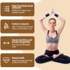 Black cotton wristbands for men and women, moisture-wicking and perfect for intense workouts