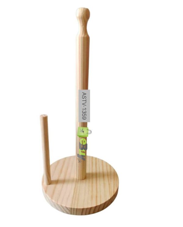Tabletop Wooden Tissue Roll Stand – Perfect for Dining & Kitchen Use - Image 4