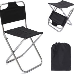 Portable Ultra-Light Folding Camp Chair for Adults – Ideal for Camping, Fishing, Barbecue, Beach, Hiking, and Picnic