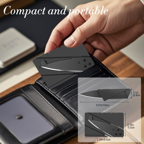 Credit Card Folding Knife – Ultra-Slim Tactical Pocket Tool for Survival, Camping & Everyday Carry - Image 6