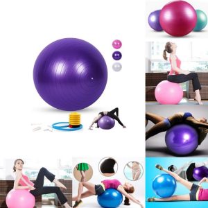 Pro Gym Ball 75cm – Full-Body Strength, Core Stability & Home Fitness (Random Color)