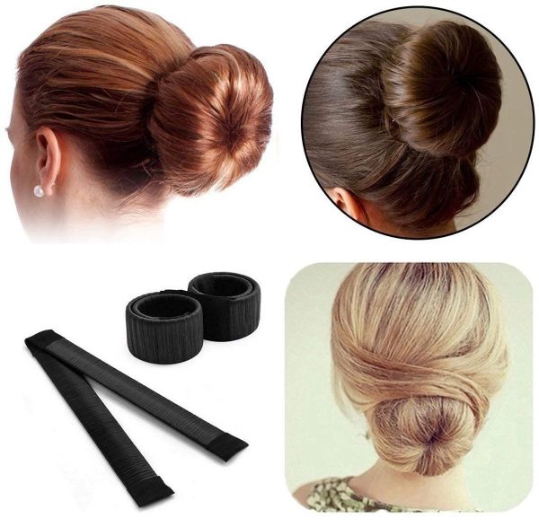 Magic Donut Hair Bun Maker – DIY Foam Styling Disk for Perfect French Twist & Curler Buns