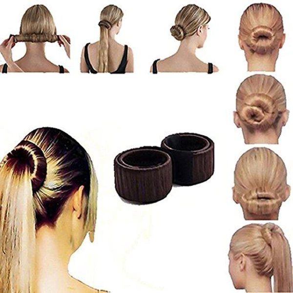 Magic Donut Hair Bun Maker – DIY Foam Styling Disk for Perfect French Twist & Curler Buns - Image 4