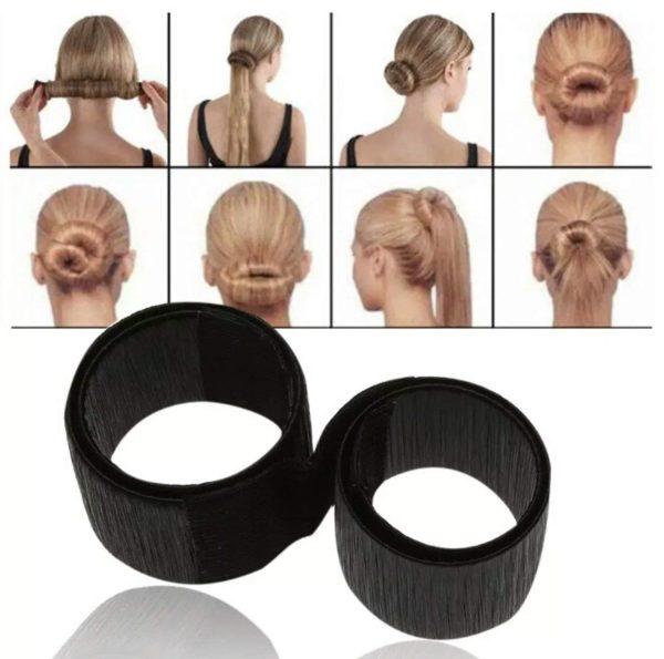 Magic Donut Hair Bun Maker – DIY Foam Styling Disk for Perfect French Twist & Curler Buns - Image 2