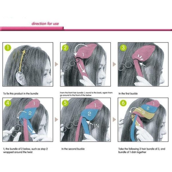 2 Pcs Spider Hair Braider Tool – Hair Weave & Twist Braid Roller Maker for Women & Girls - Image 4
