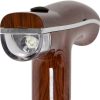 Classic wooden crutch with intelligent lighting system