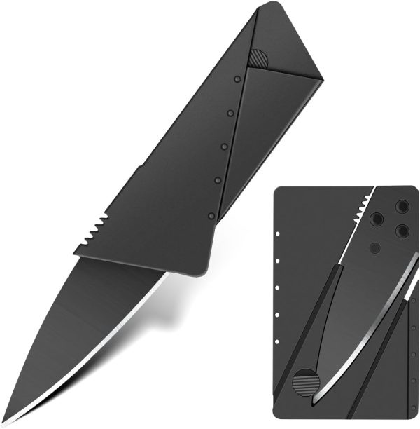 Credit Card Folding Knife – Ultra-Slim Tactical Pocket Tool for Survival, Camping & Everyday Carry