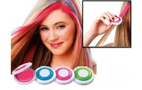 4-Color Temporary Hair Dye Chalk – Washable, Instant Color for Girls, Boys & Women – Fun & Easy Gift Set - Image 5