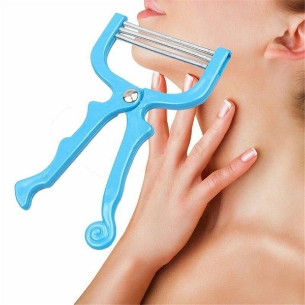 Spring Facial Hair Remover – Painless Face Epilator Shaver for Women & Men | Random Color - Image 2