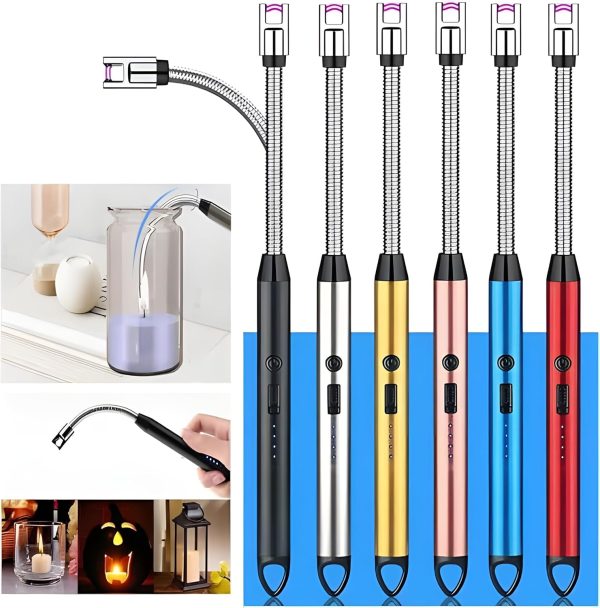 Electric USB Rechargeable Gas Lighter – Windproof, Long Flexible Neck | Ideal for Kitchen, BBQ, Grill & Camping - Image 2