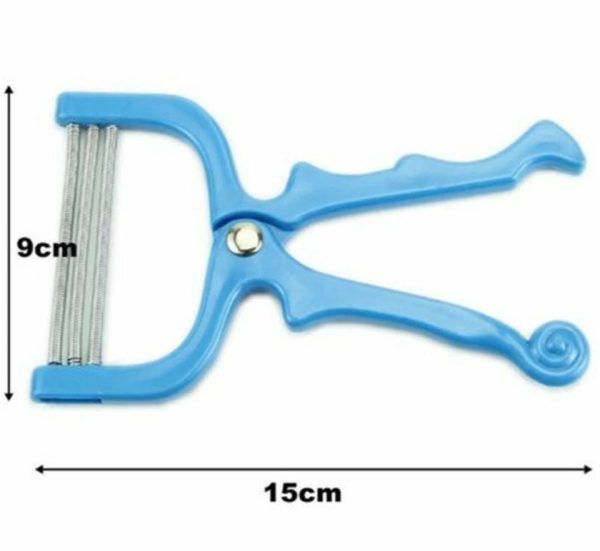 Spring Facial Hair Remover – Painless Face Epilator Shaver for Women & Men | Random Color - Image 3