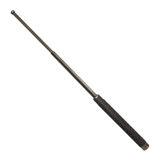 Law enforcement expandable baton shown in compact, portable form