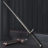Retractable safety baton made of reinforced steel for reliable defense