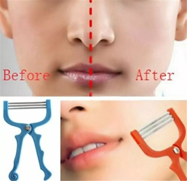 Spring Facial Hair Remover – Painless Face Epilator Shaver for Women & Men | Random Color - Image 4